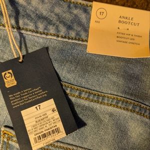 Ankle boot cut vintage stretch jeans